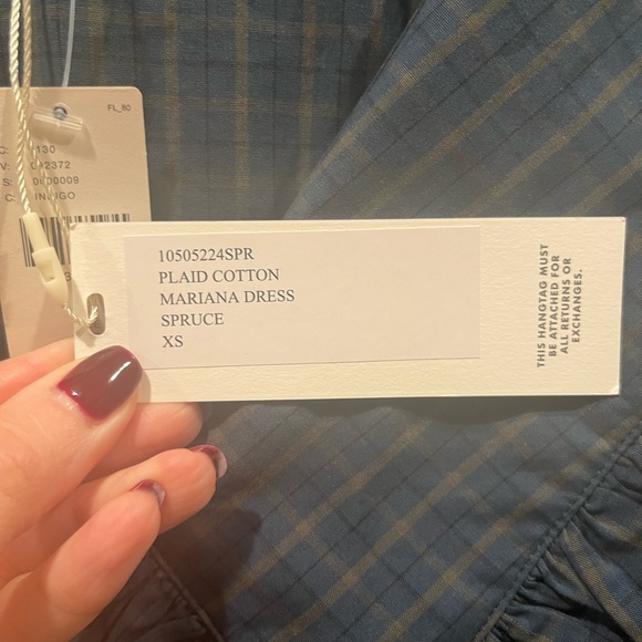 NEW Ciao Lucia Mariana Dress In Spruce, XS - Picture 5 of 7